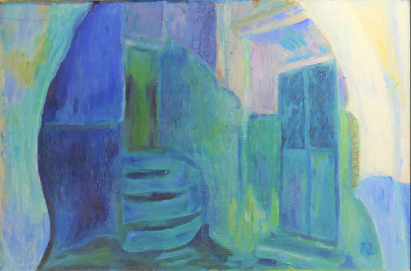 Műhely és otthon Chefchaouen-ban