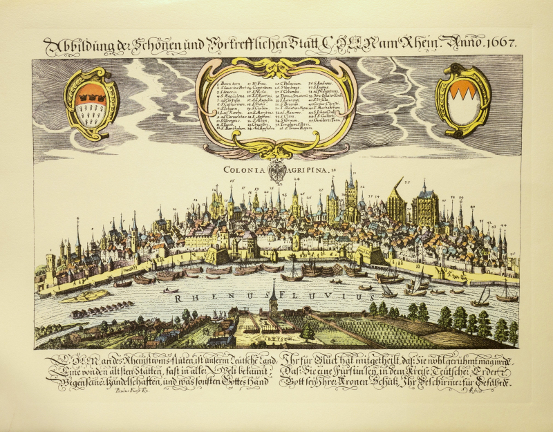 Köln látképe (1667)