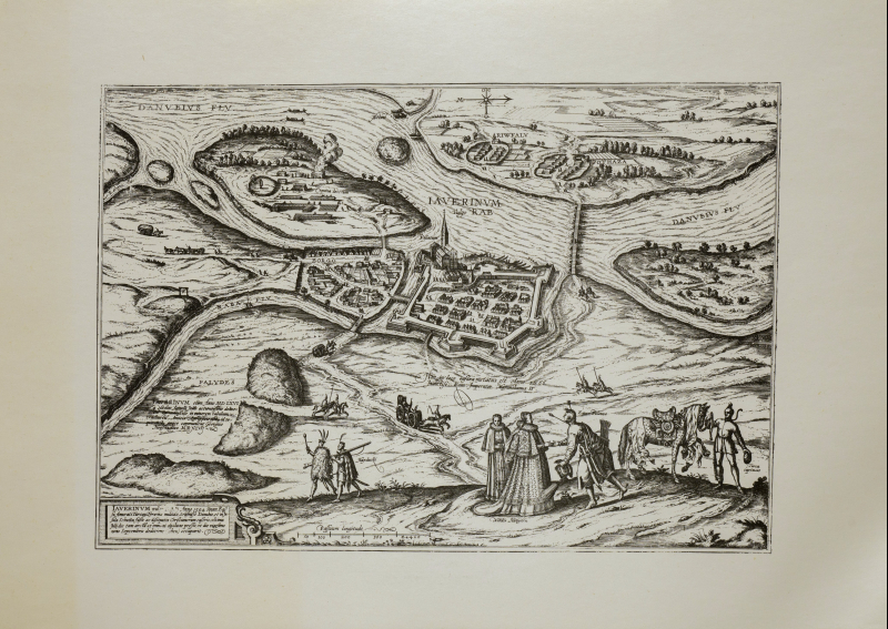 Győr látképe 1566