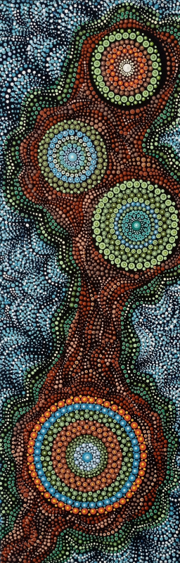 Aboriginal art Fantázia 6.