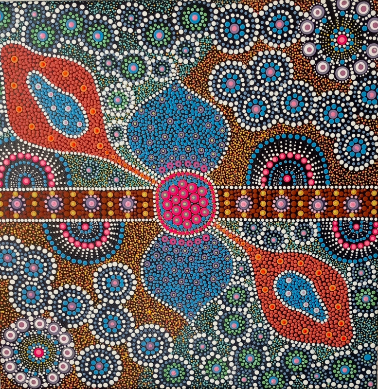 Aboriginal art Fantázia 2.