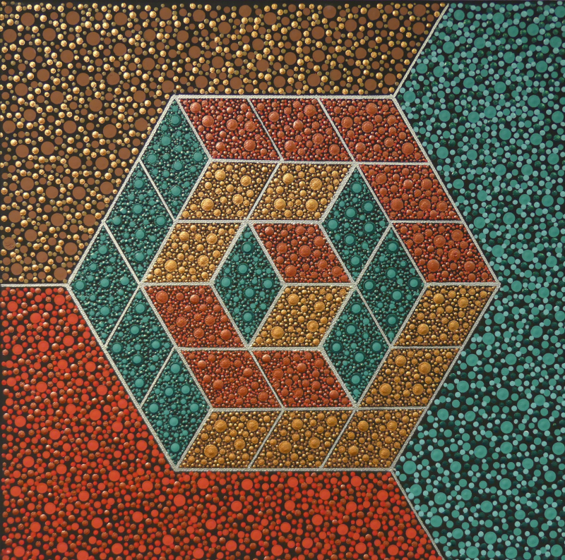 Aboriginal art Geometria 1.