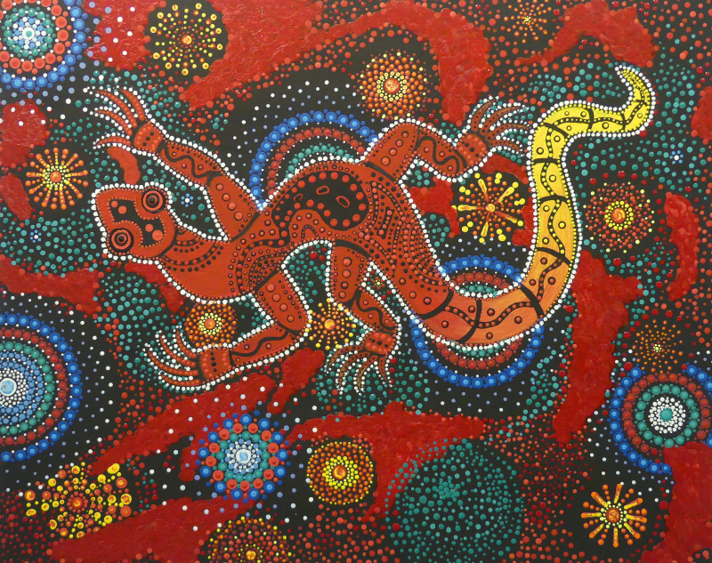 Aboriginal art Gyík
