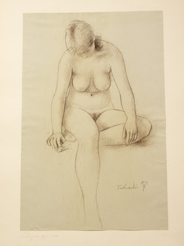 Lehajtott fejű akt (1987)