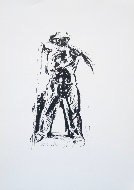 Kaszát élező férfi (1975)